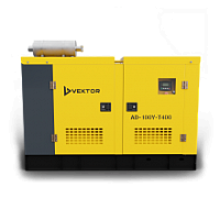 картинка Дизельный генератор Vektor AD-100Y-T400 в шумозащитном кожухе с АВР компании Нова Механика